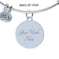 Cat Mama Charm with Adjustable Bangle Bracelet