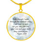 Comforting & Uplifting | Psalm 23:4 Necklace