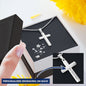 Cross Pendant Necklace with Engraving Option