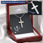 Cross Pendant Necklace with Engraving Option