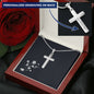 Cross Pendant Necklace with Engraving Option