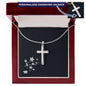 Cross Pendant Necklace with Engraving Option