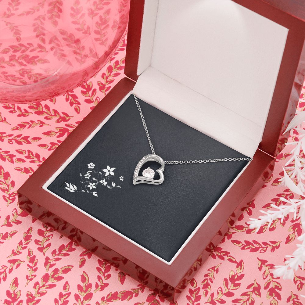 Forever Love Diamond Heart Pendant Necklace