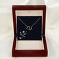 Everlasting Love Hearts Gold Pendant with Diamonds Necklace