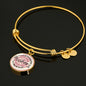 God Could Not Be Everywhere, That's Why He Made Mothers Charm Bangle Bracelet
