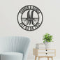 Family Name | Wedding or Birth Date | Custom Metal Art Hanging