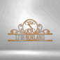 Family | Address | Custom Metal Wall Sign | Indoor or Outdoor Hanging
