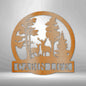Cabin Life Metal Wall Art | Outdoor or Indoor Sign