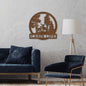 Cabin Life Metal Wall Art | Outdoor or Indoor Sign