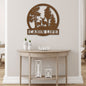 Cabin Life Metal Wall Art | Outdoor or Indoor Sign