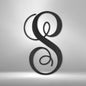 Initial Monogram | Metal Wall Art | Indoor or Outdoor Wall Hanging