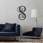Initial Monogram | Metal Wall Art | Indoor or Outdoor Wall Hanging