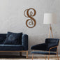 Initial Monogram | Metal Wall Art | Indoor or Outdoor Wall Hanging