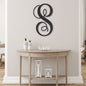 Initial Monogram | Metal Wall Art | Indoor or Outdoor Wall Hanging