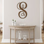 Initial Monogram | Metal Wall Art | Indoor or Outdoor Wall Hanging