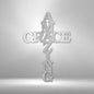 Amazing Grace | Metal Sign | Indoor or Outdoor Wall Hanging