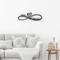 Infinity Couples Name Metal Sign | Indoor or Outdoor Wall Hanging Art | Wedding Gift