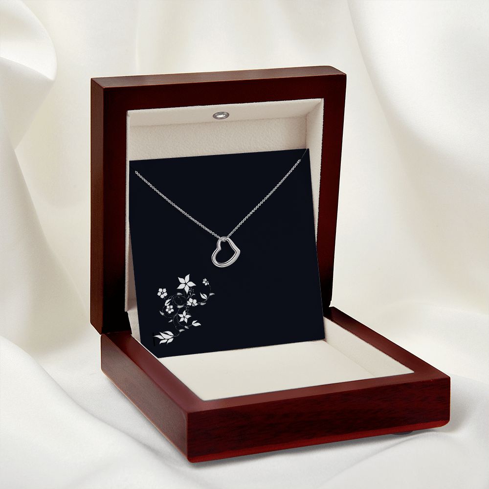 Delicate Heart Pendant Necklace