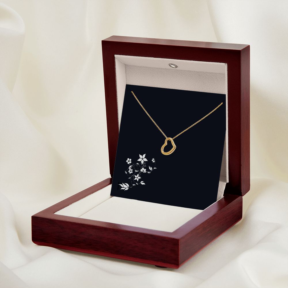Delicate Heart Pendant Necklace