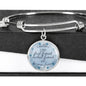 Mother: First Friend, Best Friend, Forever Friend Charm Bangle Bracelet