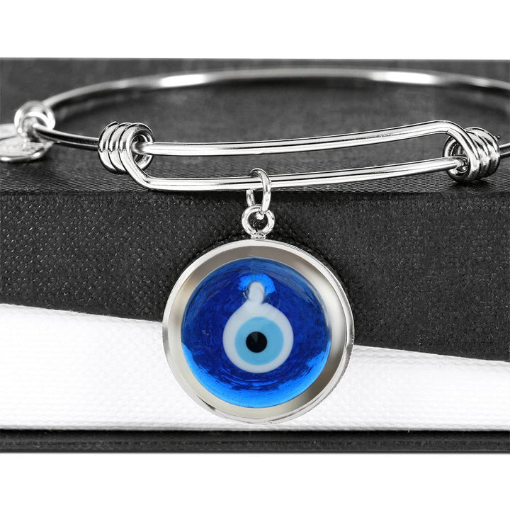 Buy EDMIRIA Evil Eye Protection and Good Luck Healing Energy 8 mm Crystal  Stone Healing Reiki Beads Unisex Bracelet | Amulet for Prosperity and  Success -Nazar Bracelets (Combo Of 3 Evil Eye