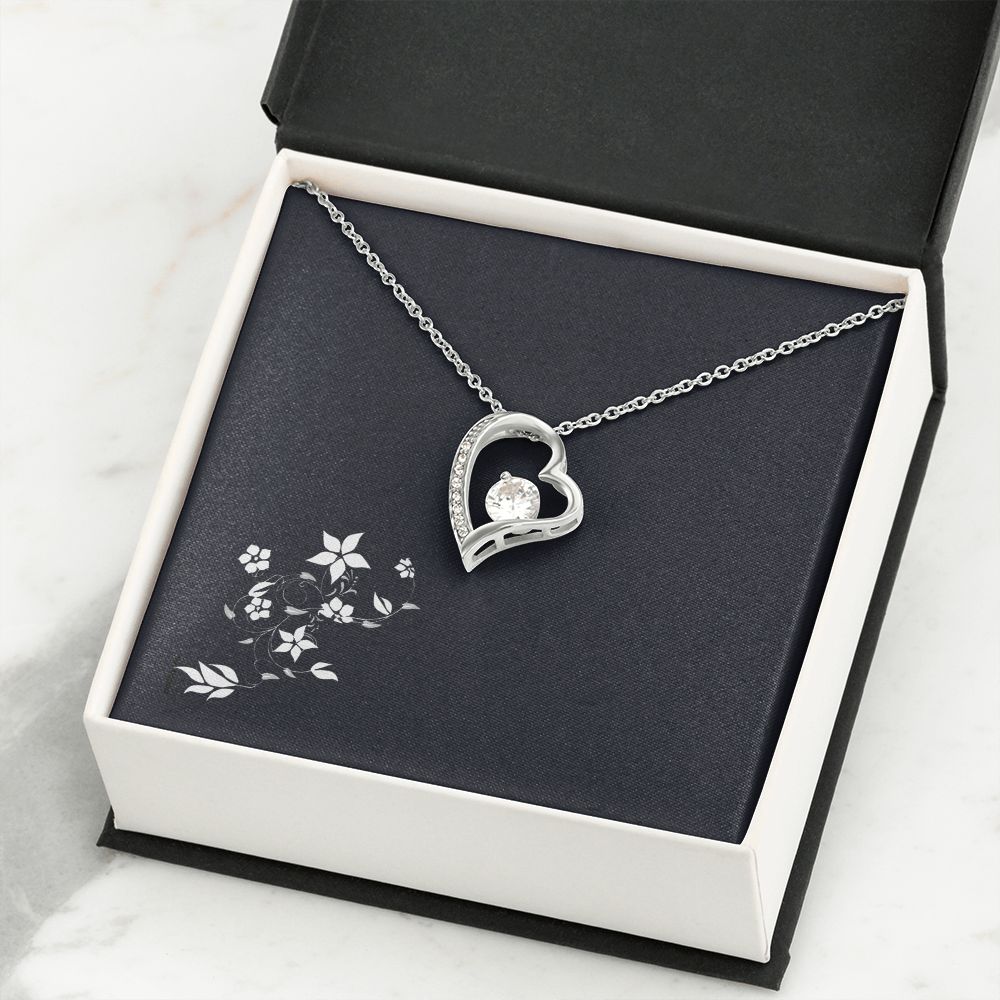 Forever Love Diamond Heart Pendant Necklace
